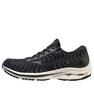 Mizuno Wave Rider 24 Waveknit « Black Ivory »