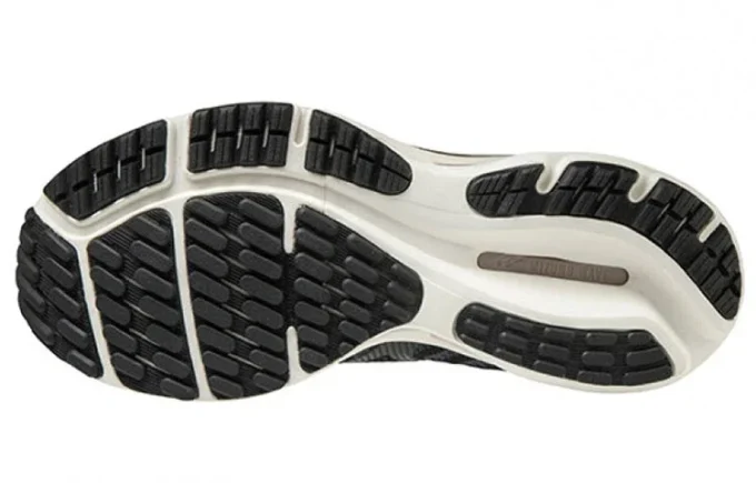 Mizuno Wave Rider 24 Waveknit « Black Ivory »