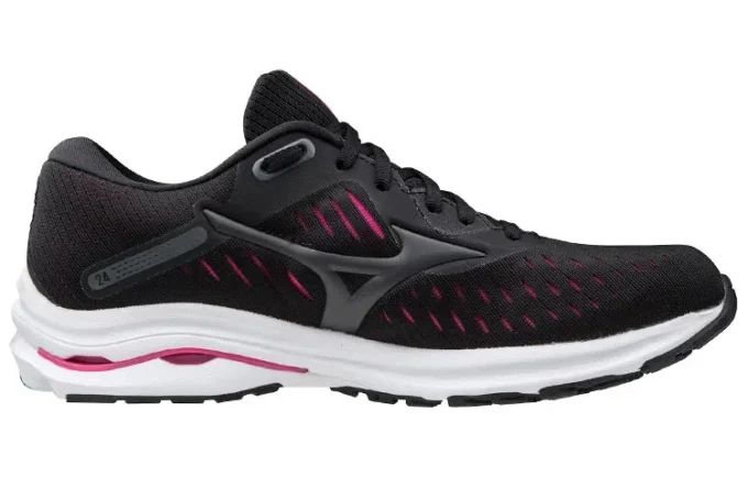 Mizuno Wave Rider 24 Wide « Black Pink »