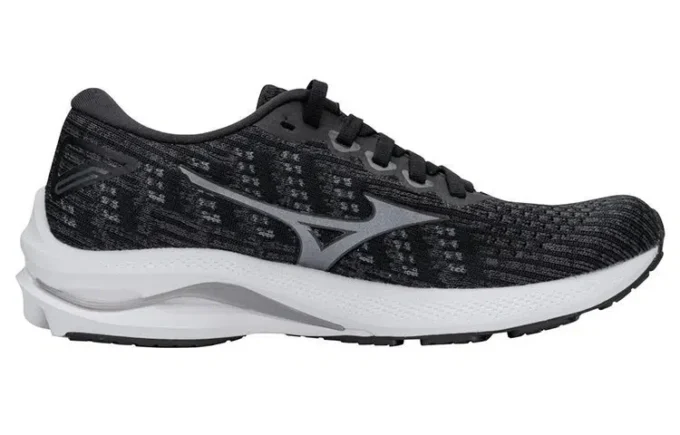 Mizuno Wave Rider 25 Waveknit « Black Grey »