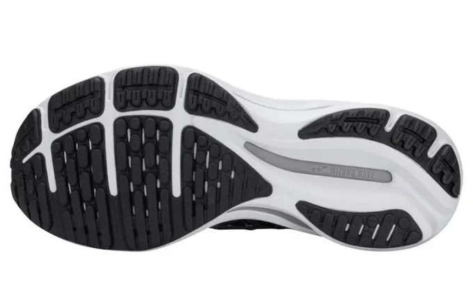 Mizuno Wave Rider 25 Waveknit « Black Grey »