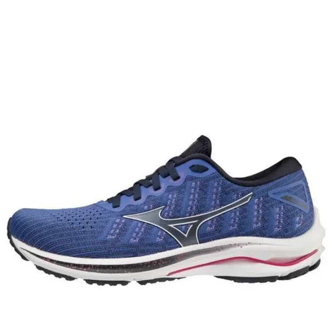 Mizuno Wave Rider 25 Waveknit Super Wide « Blue White »