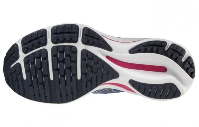 Mizuno Wave Rider 25 Waveknit Super Wide « Blue White »