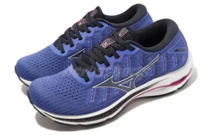 Mizuno Wave Rider 25 Waveknit Super Wide « Blue White »