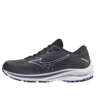 Mizuno Wave Rider 25 Wide « Black Pearl Violet Glow »