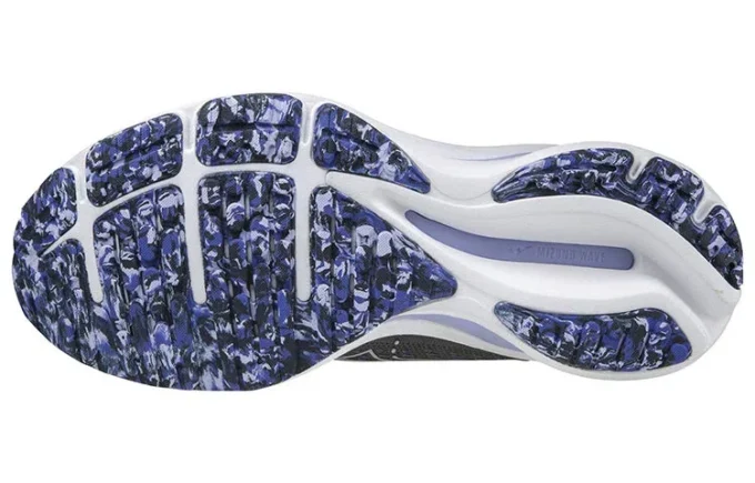 Mizuno Wave Rider 25 Wide « Black Pearl Violet Glow »