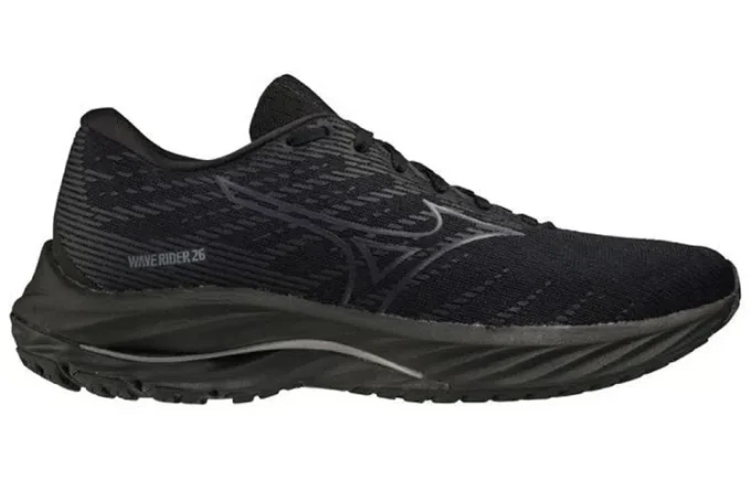 Mizuno Wave Rider 26 « Black Dark Grey »