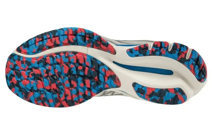 Mizuno Wave Rider 26 Super Wide « White Blue »