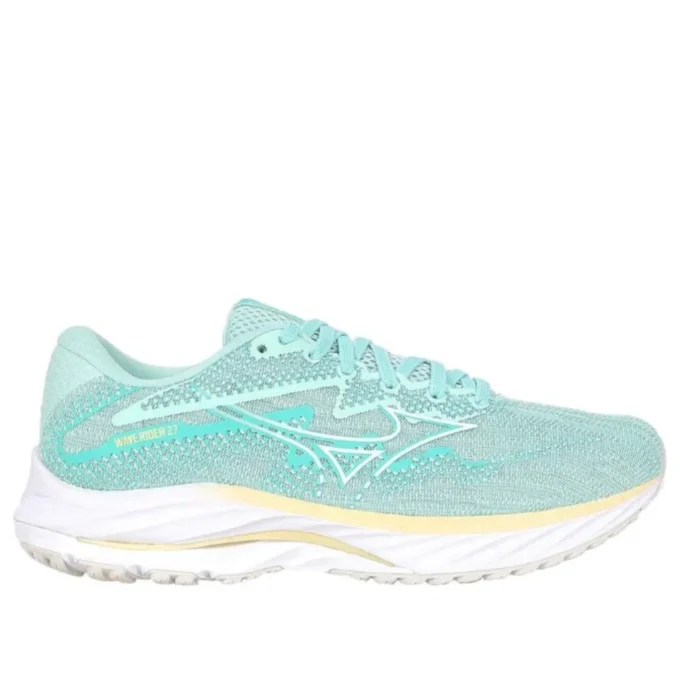 Mizuno Wave Rider 27 4E Wide « Mint Green White »