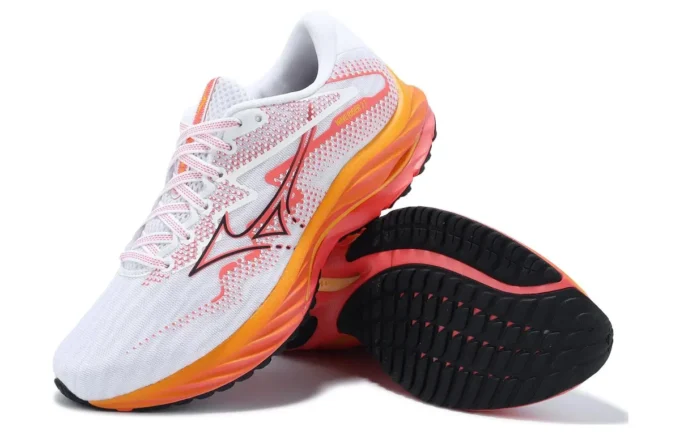 Mizuno Wave Rider 27 « White Orange »
