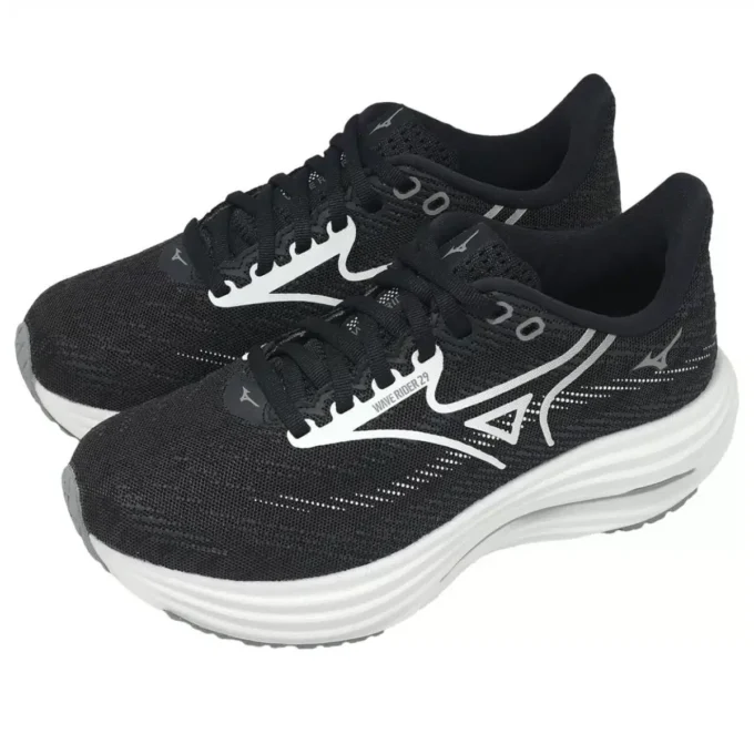 Mizuno Wave Rider 29 Super Wide « Black White »