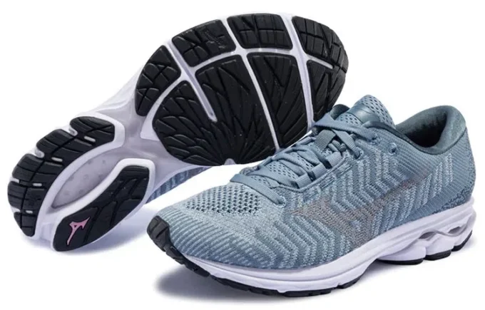 Mizuno Wave Rider Waveknit 3 « Grey Blue »