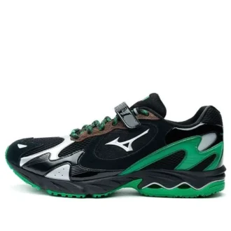 Mizuno x Randomevent Wave Rider 1 « Black Green Silver »
