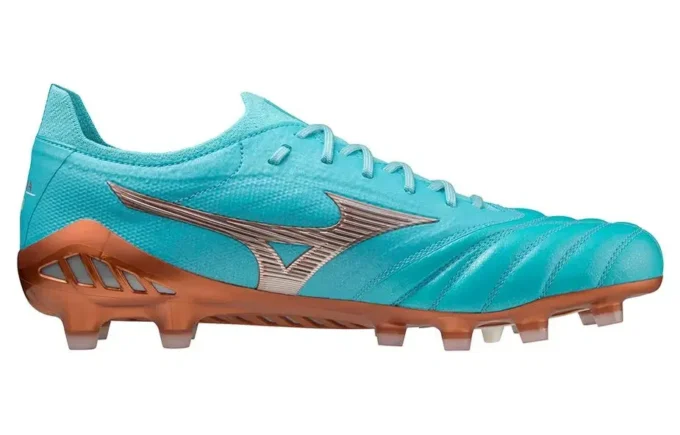 Morelia Neo III Football Cleats « Light Blue Copper »