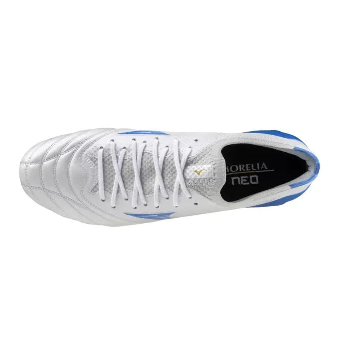 Morelia Neo IV Beta Elite FG « Mugen Pack White Blue »