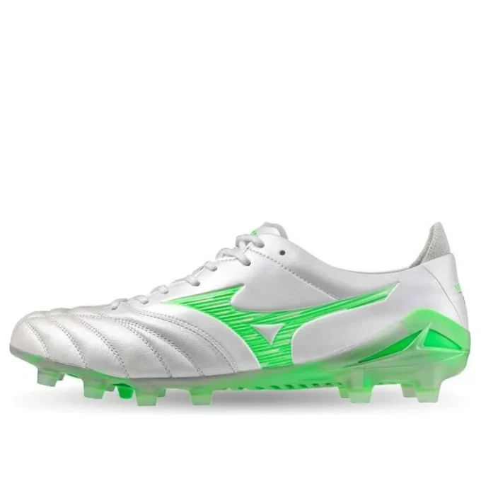 Morelia Neo IV Elite FG « Frontier Pack White Green Gecko »